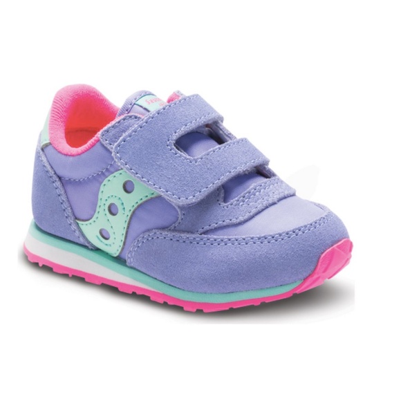NEW Saucony Kids Originals Jazz Hook & Loop Sneaker - size 7 - Picture 1 of 9